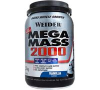 Weider Mega Mass 2000 Vanilla flavor 1 5 kg