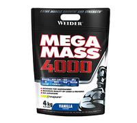 Weider Mega Mass 4000 (4kg) Vanilla Flavour, Mass Gainer with High Content of Complex Carbohydrate Blend, for Energy and Muscle Mass