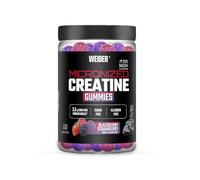 Weider Micronized Creatine Gummies (60gums), Duo Flavour Strawberry-BlackBerry, 3.5g Creatine Monohydrate 200 MESH/Serving, Certified by EU Laboratory, Increases Physical Performance (20 Servings)