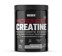 Weider Micronized Creatine Monohydrate Powder (310g) UnFlavoured. 99% Creatine Monohydrate 200 Mesh Ultrafine with AstraGin, No Sugar, No Fat, Vegan, Increases Physical Performance (90 Servings)