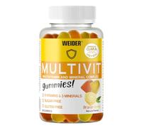 Weider Multivit Gummies (80 Gummies) Orange-Lemon, Gluten-Free, Sugar-Free
