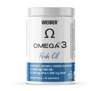 Weider Omega 3 (90 Softgels) with Fatty Acids EPA and DHA, Vitamin E, Support The Normal Functioning of The Heart, Brain and Vision