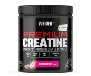 Weider Premium Creatine (375g) Dargon Fruit Flavour, Creatine Monohydrate 100% Creapure Quality, No Added Suger, Vegan, Helps to Increase Physical Performance (75 Servings)