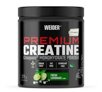 Weider Premium Creatine (375g) Fresh Mint Lemonade Flavour, Creatine Monohydrate 100% Creapure Quality, No Added Suger, Vegan, Helps to Increase Physical Performance (75 Servings)