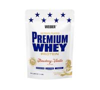 Weider Premium Whey (500g) Strawberry-Vanilla Flavour. Ultrafiltrated Proteins from Whey Protein Concentrate and 20% Isolate, 24g Protein + 2g L-Glutamine/Serving, with Vitamin B6, Aspartme Free