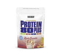 Weider - Protein 80 Plus - 4-component protein powder - high protein content with 80% protein - creamy shakes with calcium and vitamin B6 - 500 g - Apple Crumble