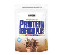 Weider Protein 80 Plus Protein Powder, Chocolate, 4 Multi Component High Quality Protein Sources, Low Fat & Sugar, 500g,WN-30115