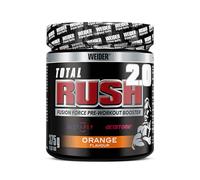 Weider Total Rush 2.0 Pre-Workout Formula, Orange, The Legal Pre-Workout, Focus + Power, Serious Pump, 15 servings