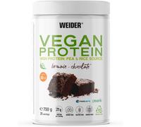 Weider Vegan Protein (750g) Brownie-Chocolate Flavour, 21g Protein/dose