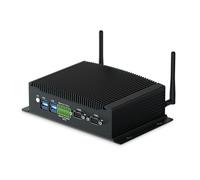 WEIDIAN Fanless PC Industrial Computer Core i7 10510U, Industrial PC 64GB RAM 1TB SSD 2TB HDD, Mini Computer Win 11 Pro 2HD DP, GPIO, WiFi5 BT, 2x RS232/422/485, 6USB, 2LAN, RAID, Auto Power On