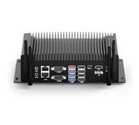 WEIDIAN Industrial Computer Fanless Mini PC, i7-10510U 64GB RAM 1TB SSD, 6x RS232/RS485 COM, 2LAN, 8USB, GPIO, WiFi5 BT4.2, 4K Triple Display EH4-T Mini Computer Win 11 Pro Support Auto Power On