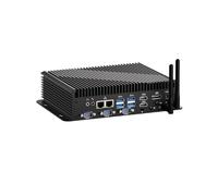 WEIDIAN Industrial PC DC 9~36V, Fan Cooling Mini PC Win 11 Pro i5 1235U, 64GB DDR5 1TB NVME SSD 2TB HDD, Mini Computer 6xCOM (RS232/422/485) 4K 3xDisplays 8USB WiFi6 BT5.2, 2x 2.5G LAN, Auto Power On