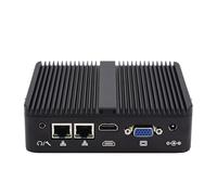 WEIDIAN Industrial PC Fanless Mini PC J5005 8GB RAM 128GB SSD, Win11 Mini Computer 2LAN HD VGA 2x RS232 COM, High Performance Compact Design Embedded Industrial Computer for Industrial Applications