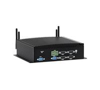 WEIDIAN Industrial PC Fanless Mini PC Win 11 Pro Core i7-10510U 8GB RAM 256GB SSD, Industrial Computer 2x CAN Bus, 6x COM RS232/422/485, GPIO, 4K 3xDisplay(HD+EDP+Type-C) 2Lan 8USB WiFi6&BT5.2