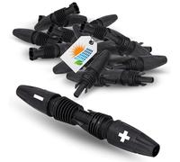 Weidmüller 1422030000 PV Stick PV Connector I Photovoltaic Connector Set 1,500 V DC I Secure Locking SNAP IN Technology I Standard Compliant Quality IEC 62852 I -40 °C to 85 °C Pack of 10