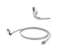 Weidmüller 3 M CAT6 A S/FTP 3 M CAT6 A S/FTP (S-STP) Network Cable - Grey, CAT6 A S/FTP (S-STP) RJ-45, RJ-45 Network Cable (3 m, grey)