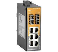 Weidmüller IE-SW-EL08-6TX-2SC Managed Fast Ethernet (10/100) Black, Orange