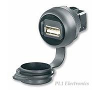 WEIDMULLER 1018840000 RECEPTACLE, USB, TYPE A, PANEL, IP65