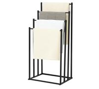 WEIDPHL Freestanding Towel Rack 4 Tier Pool Towel Rack, Outdoor Oversized Floor Bath Towel Drying, Quilt Rack for Bathroom Bedroom Beach Gym Pool Outside