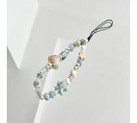 WEIDU 1Pcs Summer Beach Ocean Fish Ceramic Bead Pendant Phone Charm Strap Camera Lanyard Handmade Bracelet Girl Gift
