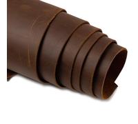 WEIDU Crazy horse skin LEATHER HIDES COW SKINS thick genuine leather about 2mm cowhide yellow brown color First Layer piece