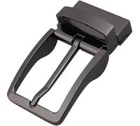 WEIDU Men's rotatable belt head 3.5cm wide metal pin buckle waist belt headed pants with head tail clip pin buckle business casual