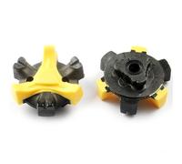 weiemgs 14 PCS Golf Spikes Replacement Kit With Removal Tools Wrench - Golf Shoe Cleats Triangle - Compatible With ECCO, NEW BALANCE, Nike, PUMA, Q-Lok Insertion Systems