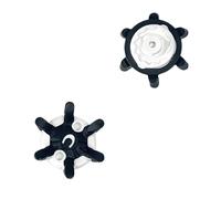 weiemgs 20 Pcs Golf Cleats Compatible With ASICS, Adidas, Callaway, Cuater，Ecco，FootJoy, Johnston & Murphy, New Balance, Nike, Oakley, Puma, SQAIRZ, Under Armour, Slim-LOK, Fast Twist 3.0(Black)