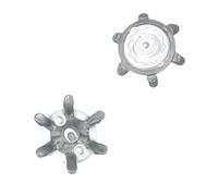 weiemgs 20 Pcs Golf Cleats Compatible With ASICS, Adidas, Callaway, Cuater，Ecco，FootJoy, Johnston & Murphy, New Balance, Nike, Oakley, Puma, SQAIRZ, Under Armour, Slim-LOK, Fast Twist 3.0(Gray white)