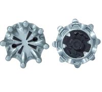 weiemgs 20 Pcs Golf Shoe Cleats Replacement Spikes With Wrench - Compatible With Adidas，Callaway，FootJoy， NIKE, Oakley,Puma, Skechers, Pins Systems Golf Shoe(Grey)