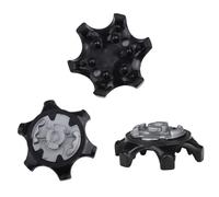 weiemgs 20 Pcs Golf Spikes Replacement With Wrench - Golf Shoe Cleats - Compatible With Adidas，Skechers, Callaway, Oakley, FootJoy，Puma, Pins Interface(Black)