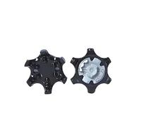 weiemgs 20 Pcs Replacement Golf Shoe Spikes Golf Studs With Wrench - Compatible With Adidas，Callaway，FootJoy，NIKE, Oakley,Puma, Skechers, Pins Systems Golf Shoe(Black)