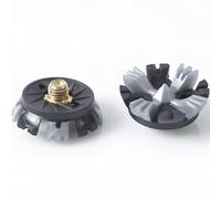 weiemgs 20 Pcs Small Metal Thead - Compatible With Golf Shoe Spikes Adidas 2001-2006，Ecco World Class Series，Footjoy Classics/dry Premlere 1857, Nike Before 2001, Puma Sf Lux Limited(Grey)