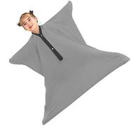 WEIEN Sensory Compression Bed Sheet For Breathable Compression Sheet Stretchy Breathable Compression Sheet Help With Autism,ADHD,Sensory Processing Disorder (Color : Grau, Size : M)