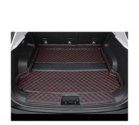WEIFANAA Car Boot Mat For Jaecoo J7 For Phev 2025 Car Boot Mat Rear Trunk Liner Cargo Leather Floor Carpet Tray Protector Mats Car Trunk Mats(2pcs black red)