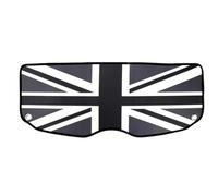 WEIFANAA Car Boot Mat For MINI For COOPERS For ONE F55 F56 F60 R56 60 Car Styling For COUNTRYMAN Car Interior Trunk Window Pad Car Trunk Mats(Black grey flag)