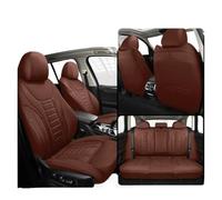 WEIFANAA Car Seat Covers For A4 Tt A1 A3 A5 For Sportback A6 C5 C7 C4 Q2 Q3 Q5 Q7 Leather Cushion Car Seat Covers(5Pcs-Brown)