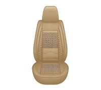 WEIFANAA Car Seat Covers For Toyota For Corolla For Camry For Rav4 For Auris For Prius For Yalis Ice Silk Breathable Car Leather Seat Cover(Beige)