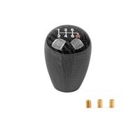 WEIFANAA Car Shift Knob 5/6 Speed Carbon Fiber Gear Shift Knob Universal Shape Manual Transmission Shifter Lever Knob 8MM 10MM 12MM Gear Shift Knob Head(ED-6speed)