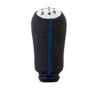 WEIFANAA Car Shift Knob for Laguna for Megane 2 for Clio 3 for Scenic 2 5 Speed Gear Shift Knob Stick Head Shifter Lever Handle Gear Shift Knob Head(Blue Stitching)