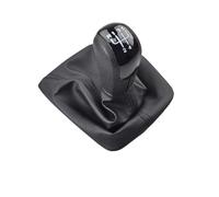 WEIFANAA Car Shift Knob for Skoda for Octavia 2004-2012 5/6 Speed Car Gear Shift Knob Lever Stick Handle Gaiter Leather Boot Cover Case Gear Shift Knob Head(5 Speed)