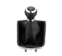 WEIFANAA Car Shift Knob for VW for Tiguan 2007-2011 Car Accessories Auto Manual 5/6 Speed Leather Gear Shift Lever Knob with Dust Cover Gear Shift Knob Head(5 Speed Suit)