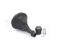 WEIFANAA Car Shift Knob for VW for Transporter T5 T5.1 T6 Gp 2003-2011 Car Gear Stick Shift Knob Leather Gaiter Boot Cover 5/6 Speed Gear Shift Knob Head(Black 6 Speed)