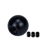 WEIFANAA Car Shift Knob Universal Auto Shift Knob Ball Gear Shift Knob with Screw Nut Manual Transmission Vehicles Replacement Parts Gear Shift Knob Head(Black)