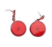 WEIFANAA Car Tail Reflector Light For Scion IQ XB LED Rear Bumper Reflector Lights Tail Stop Brake Lamp(Red)