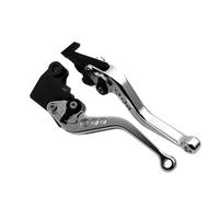 WEIFANAA Clutch Brake Lever for Speed for Four 2003-2004 for Sprint ST for Daytona 955i 1997-2003 Motorcycle Long/Short Brake Clutch Levers(Short Silver)