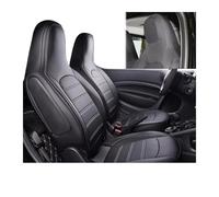 WEIFANAA For Smart 453 For Fortwo Interior Accessories Pad Mat Car Seat Cover Front Auto Seat Cushion Covers Protector Car Seat Covers(A 15-18 Silver Line)