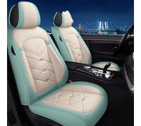 WEIFANAA For Volvo V50 V40 C30 Xc90 2010~2020 For Xc60 S80 S60 2011~2017 S40 V70 V60 Xc40 Seat Protector Car Seat Covers Car Seat Covers(N Front blue white)