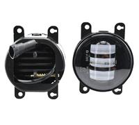 WEIFANAA Front Light Assembly 2pcs For Citroen C3 C4 C5 C6 C-Crosser 1999-2015 Fog Lamp Assembly Super Bright Light Angel Eye Lights(Alumi-Yellow)