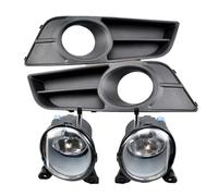 WEIFANAA Front Light Assembly 2pcs For Toyota For Corolla 2004 2005 2006 Fog Lamp Assembly Lights & Frame Kit(Frame)